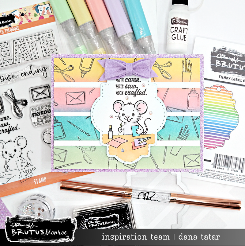 Create with Theodore | 4x6 Stamp Set