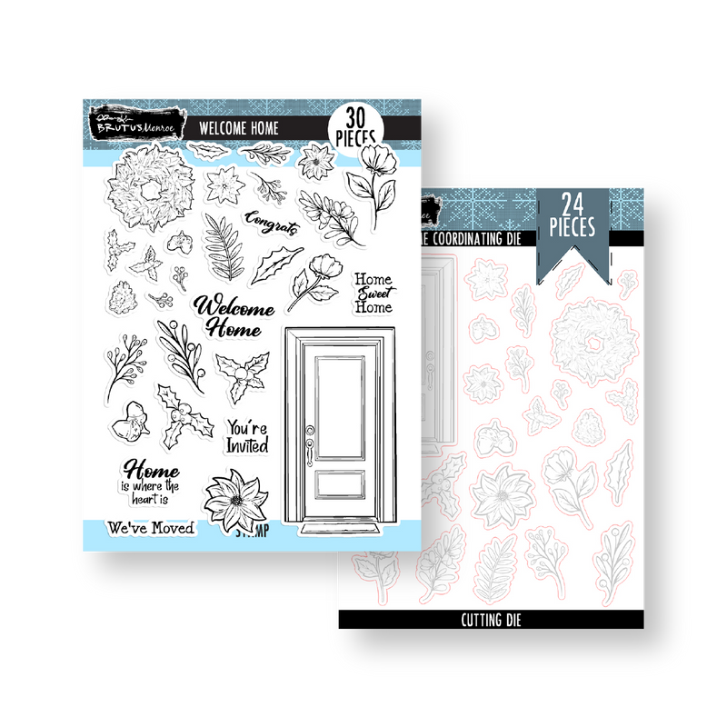 Welcome Home | Stamp & Coordinating Die