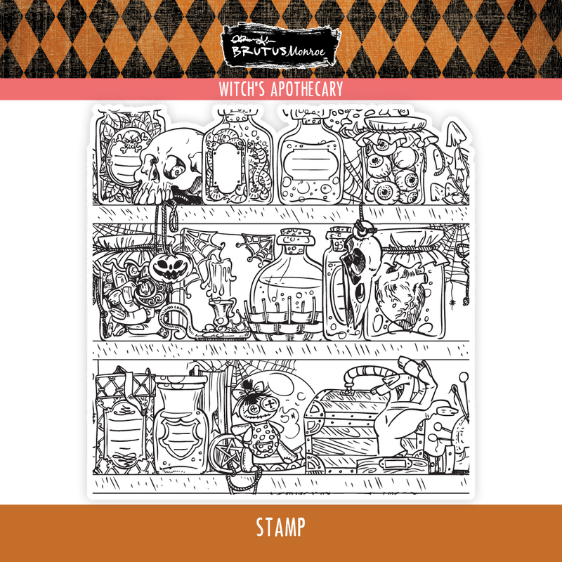 Witch's Apothecary | 6x6 Stamp Set