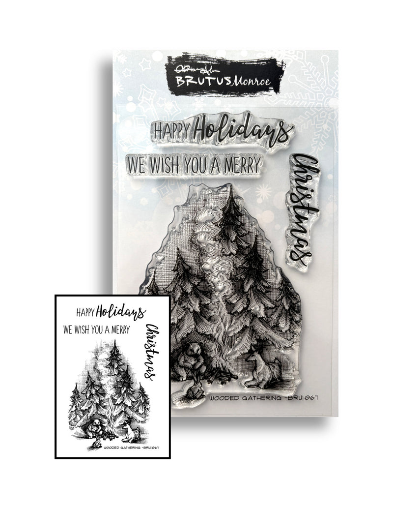 Wooded Gathering | 4x6 Stamp