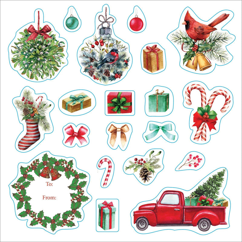 Merry & Bright Christmas!  | Sticker Book  | Peter Pauper Press