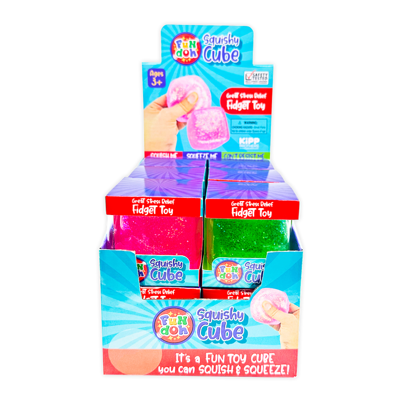 Squish and Squeeze Cube Ball Toy