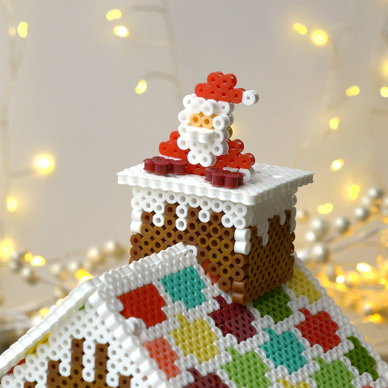 Perler Beads Christmas Gingerbread House
