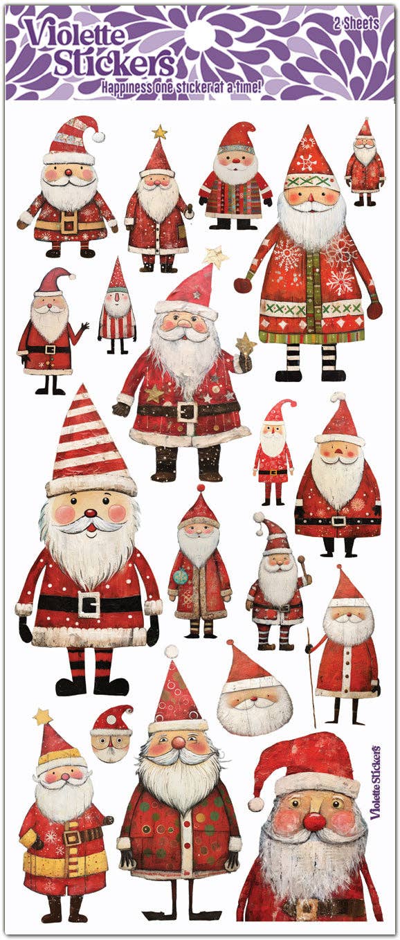 Crafty Santa | Stickers C272 | Violette Stickers