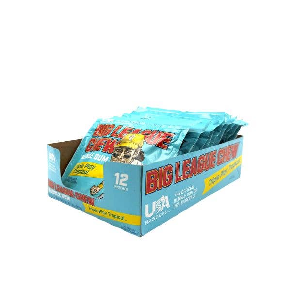 Big League Chew Triple Play Tropical Gum