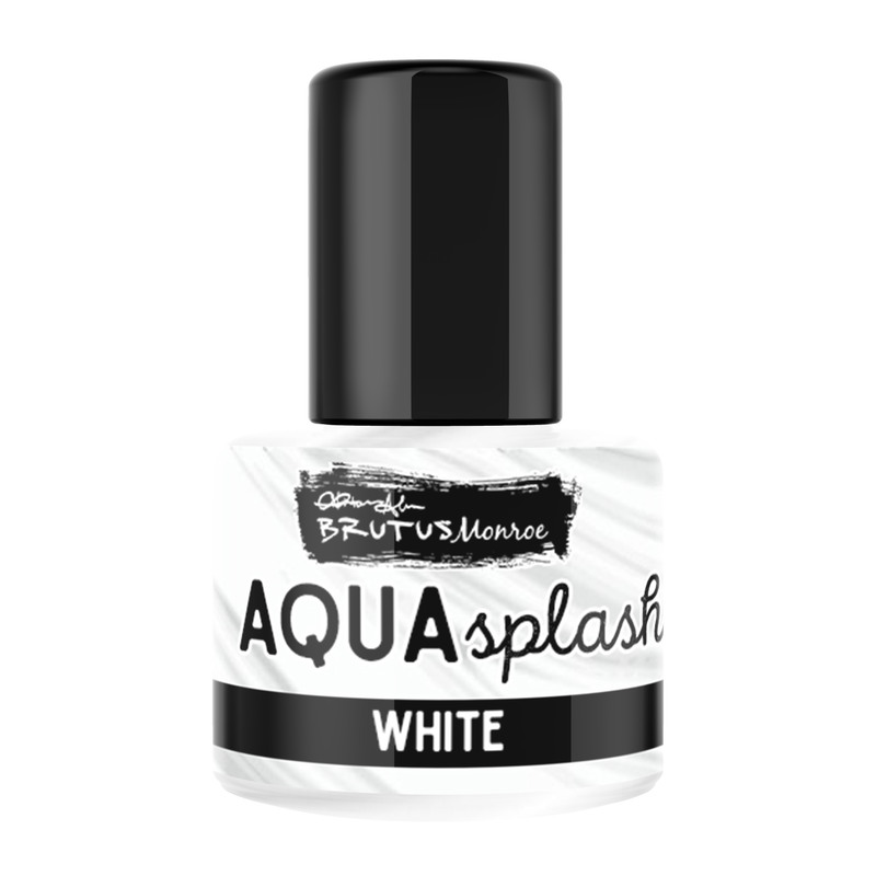 White | Aqua Splash