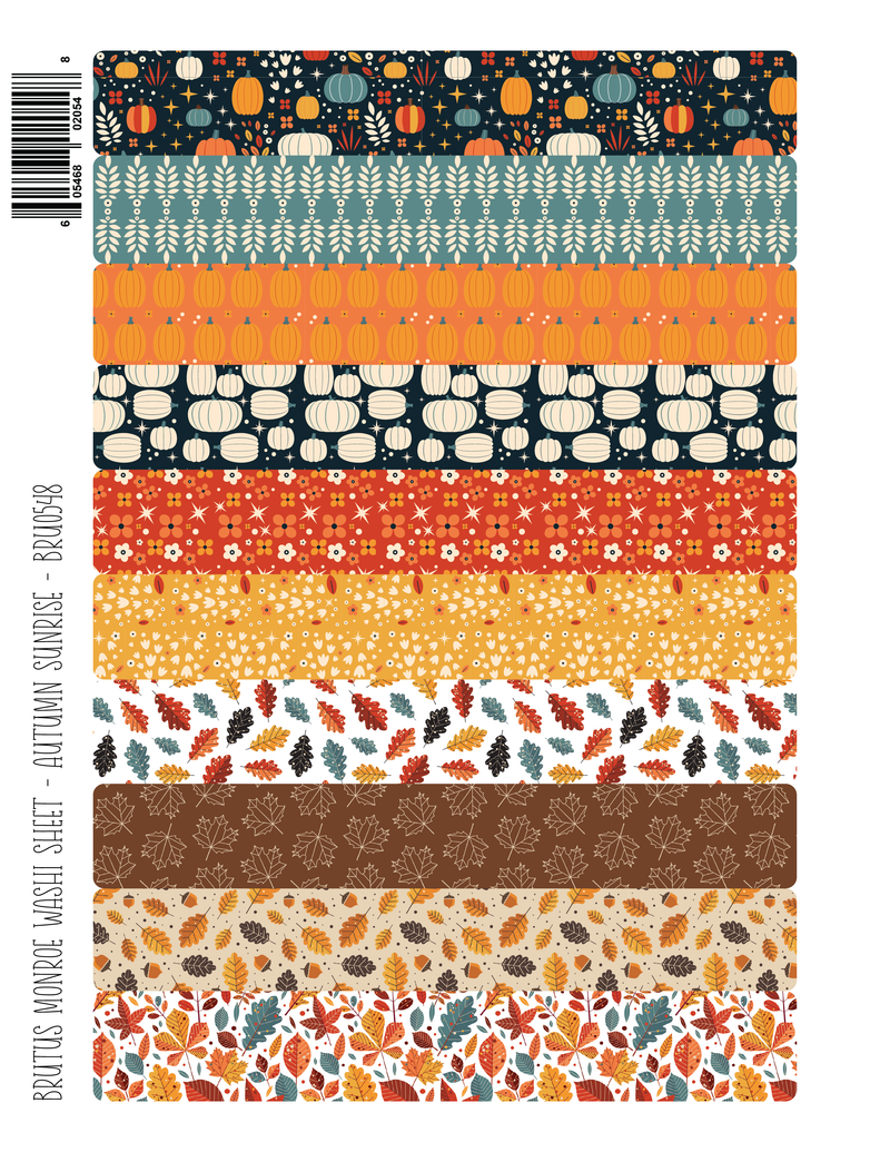 Autumn Sunrise | Washi Sheet