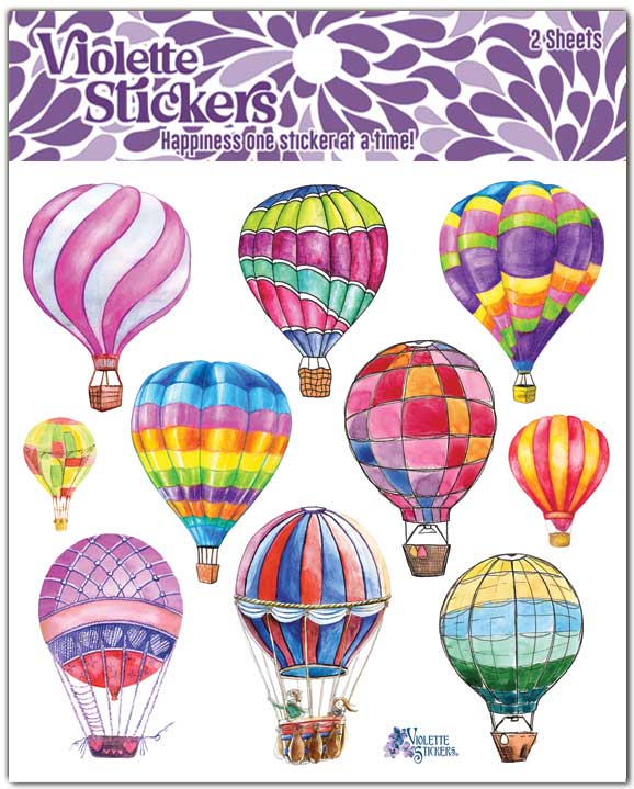 Hot Air Balloon | Stickers H78 | Violette Stickers