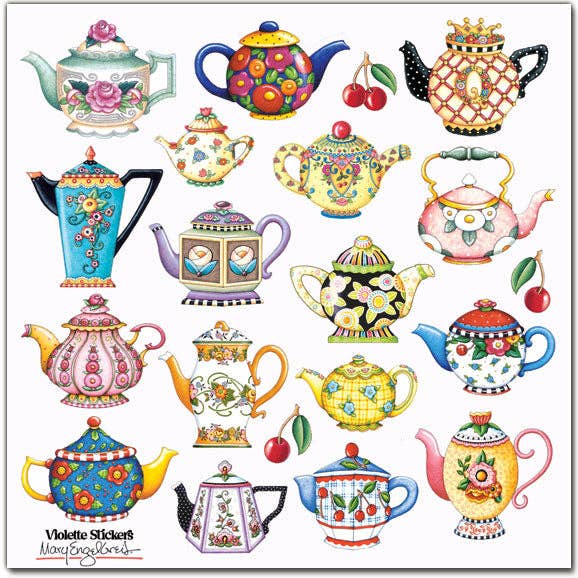 Mary's Teapots | Stickers ME116 | Violette Stickers