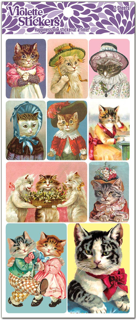 Scholar Cats | Stickers P88 | Violette Stickers