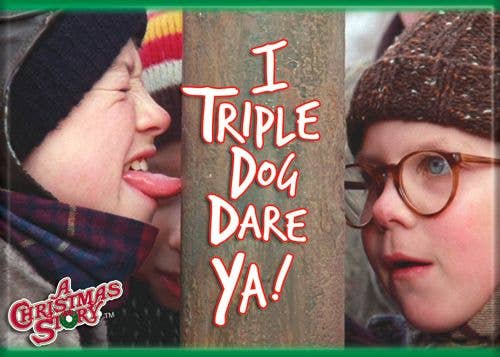Ata-Boy - Christmas Story Triple Dog Dare Magnet 2.5" x 3.5"
