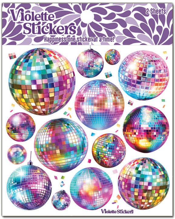 Crystal Disco Ball | Stickers K356 | Violette Stickers