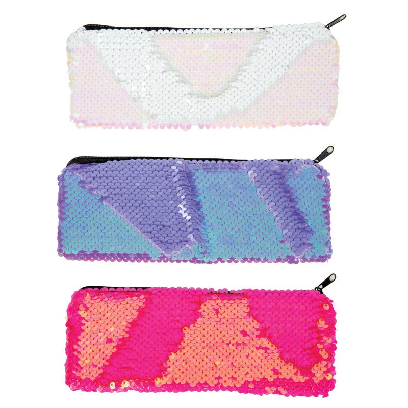 Geddes - NEON MERMAID SCALES PENCIL POUCH 12/BAG
