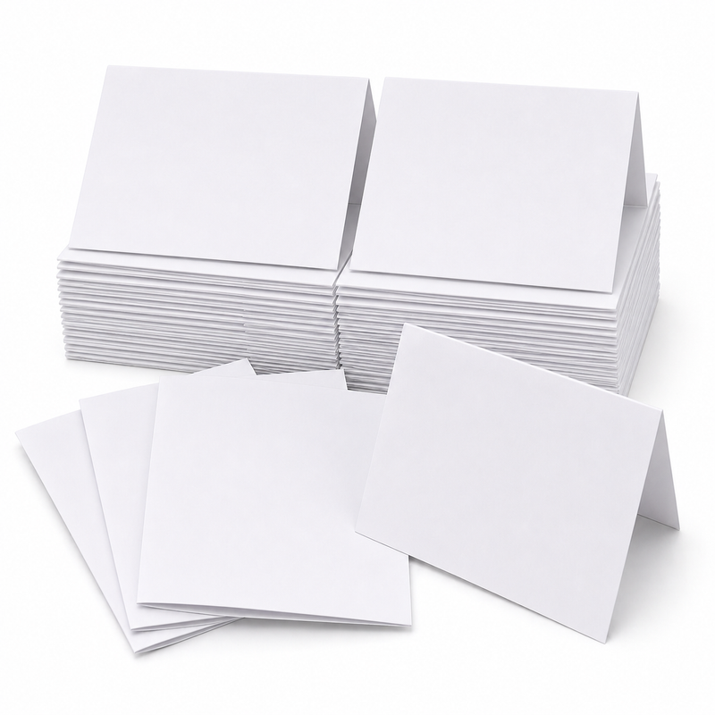 A2 Card Bases Pre Cut & Pre Scored - 50 Pack