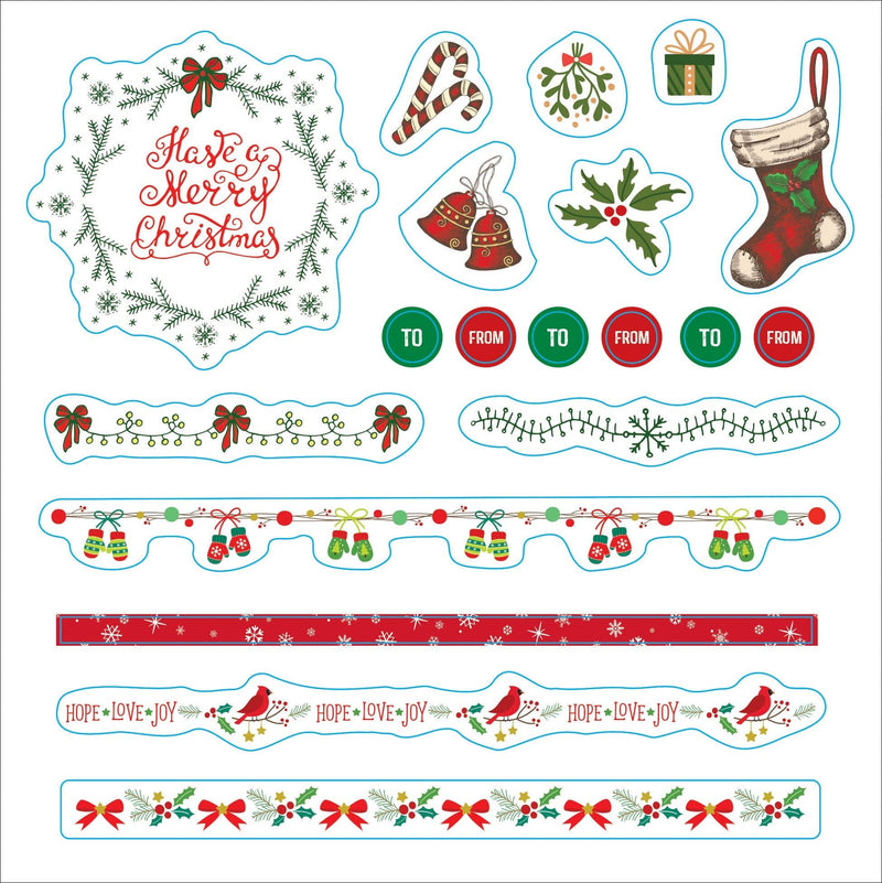 Merry & Bright Christmas!  | Sticker Book  | Peter Pauper Press