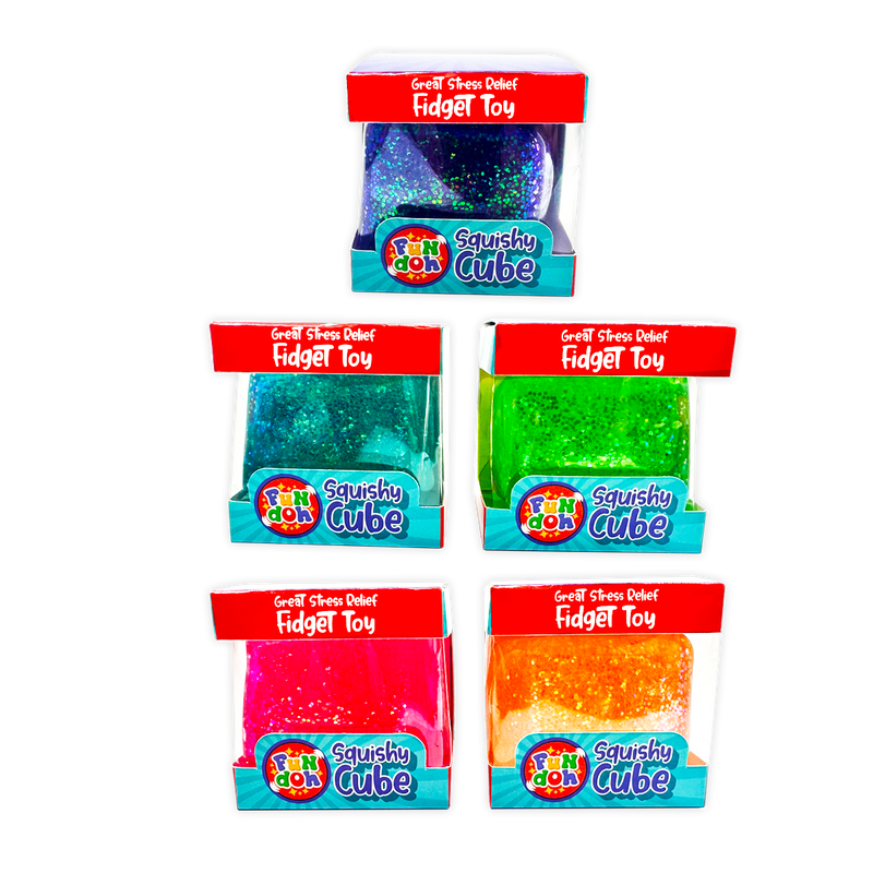 Squish and Squeeze Cube Ball Toy