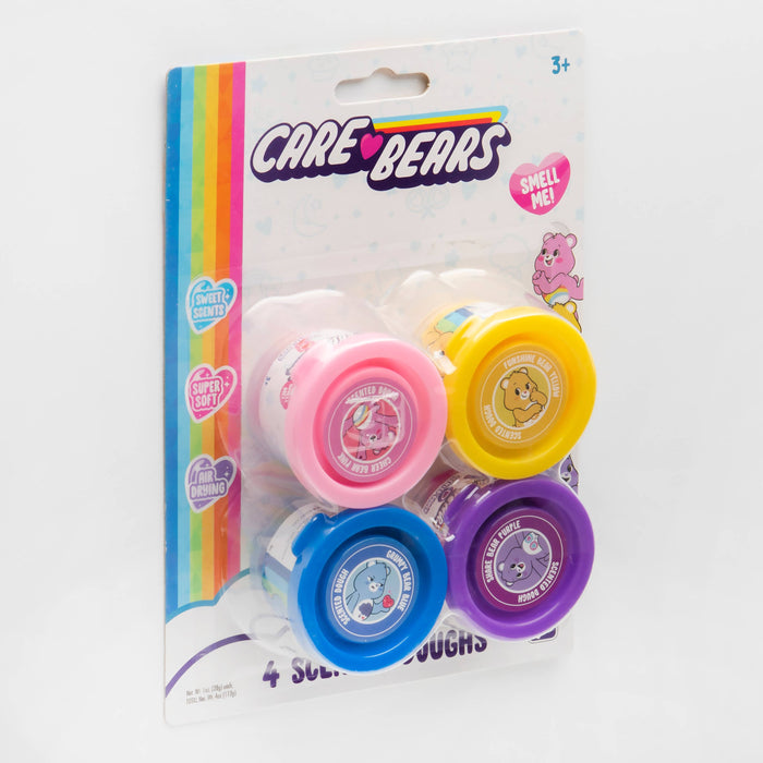 Kangaru Toys & Stationery - Care Bears™ 4ct Scented Dough Pots