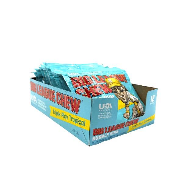 Big League Chew Triple Play Tropical Gum