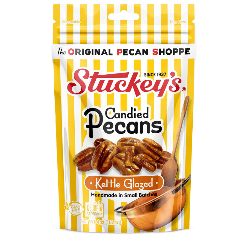 Stuckey's Candied Pecans - Kettle Glazed, 4oz bag