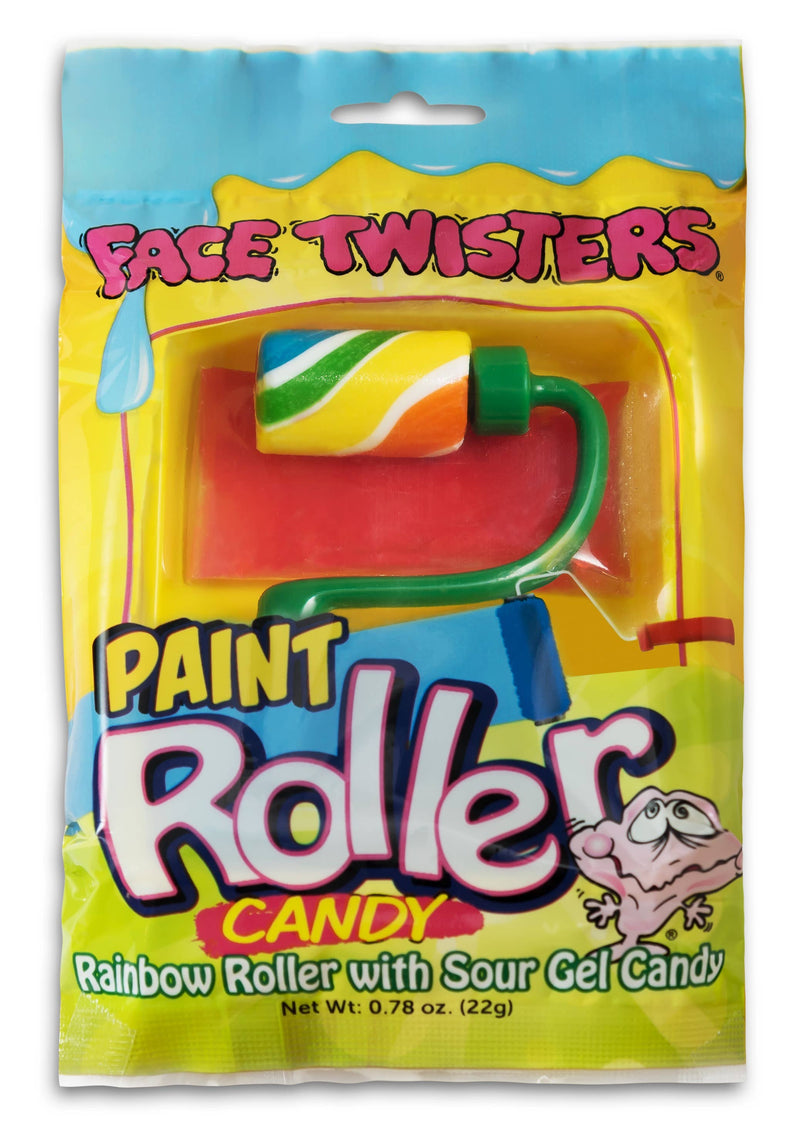 Face Twisters Sour Paint Roller Candy