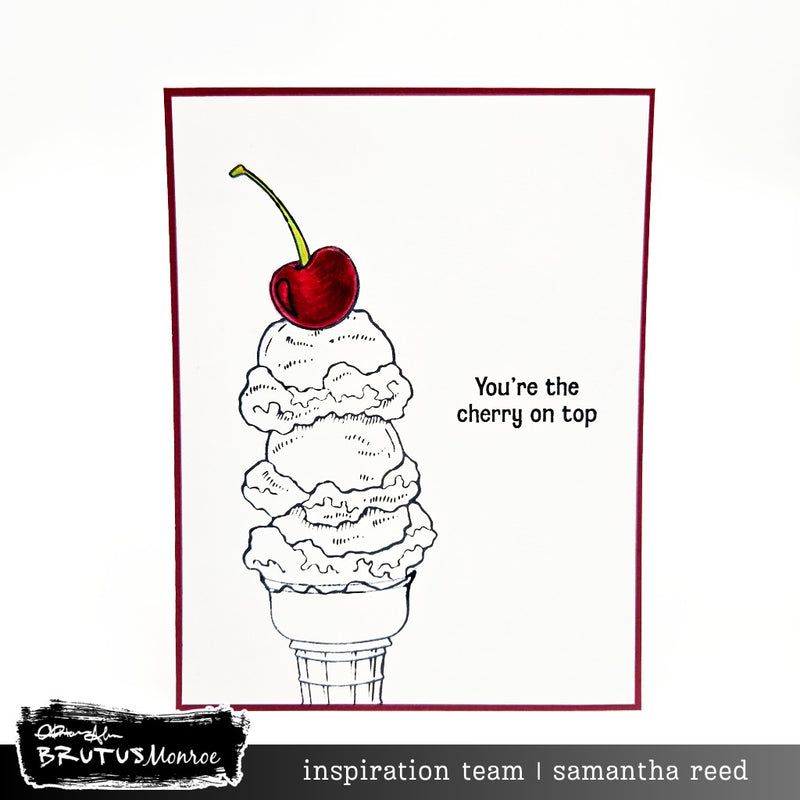 A Scoop of Kindness | 4x4 Stamp