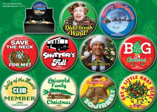 Christmas Vaca Buttons/Pins