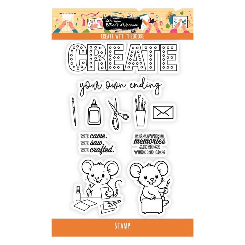 Create with Theodore | 4x6 Stamp Set