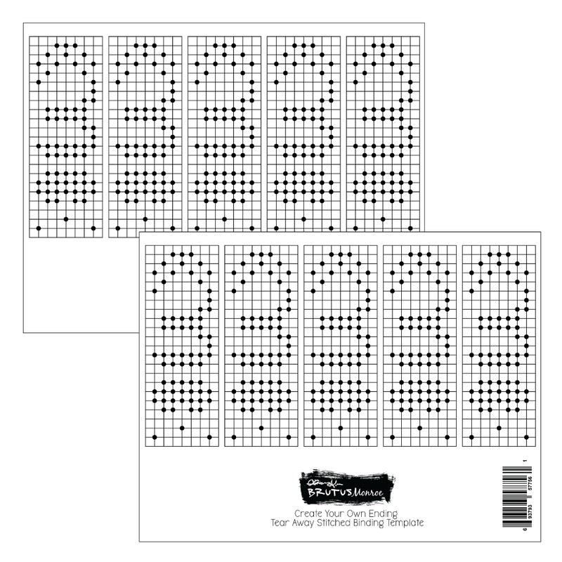 Create Your Own Ending | Tear Away Stitched Binding Template
