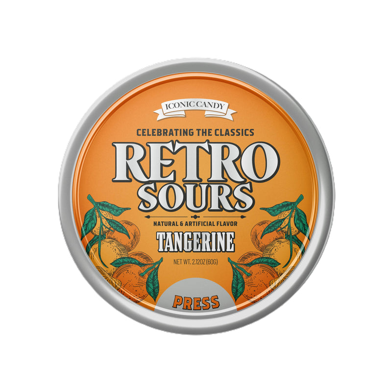 Retro Sours Tangerine, 16.9oz Tin