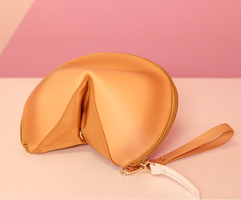 NEW! Fortune Cookie Clutch with Strap