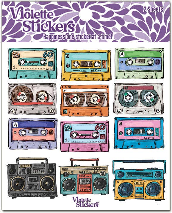 Cassette Tape | Stickers K186 | Violette Stickers