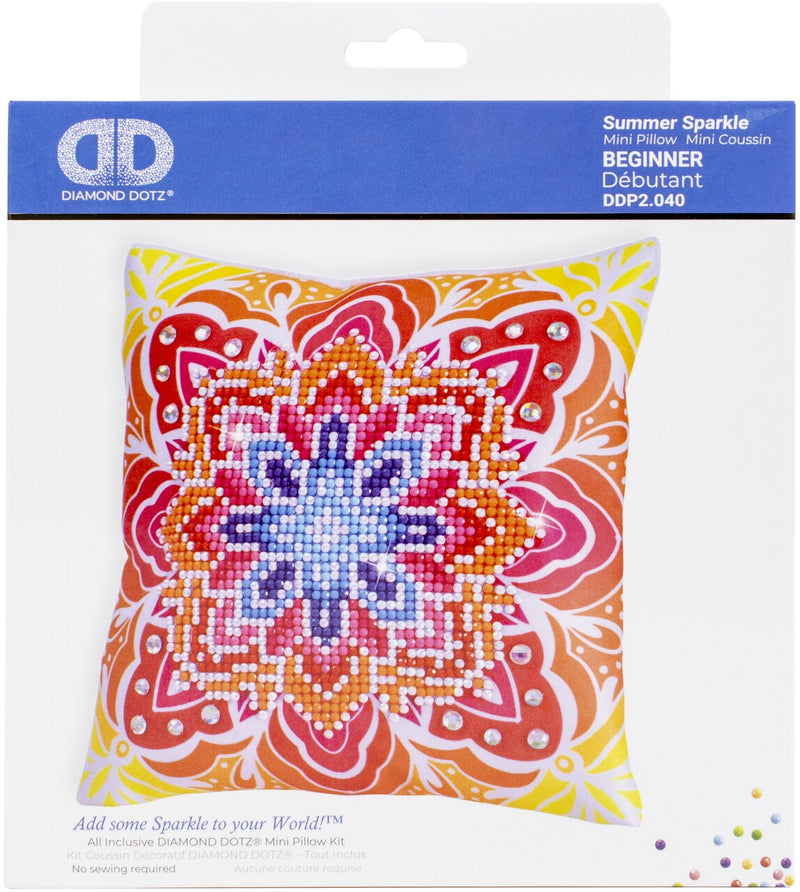 Diamond Dotz Diamond Art Mini Pillow Kit 7"X7"