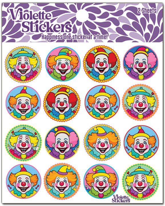 Clown Circles | Stickers K370 | Violette Stickers