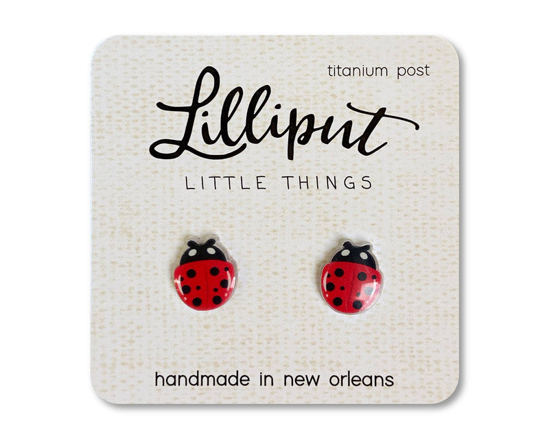 Ladybug Earrings | Earrings | Lilliput Little Things