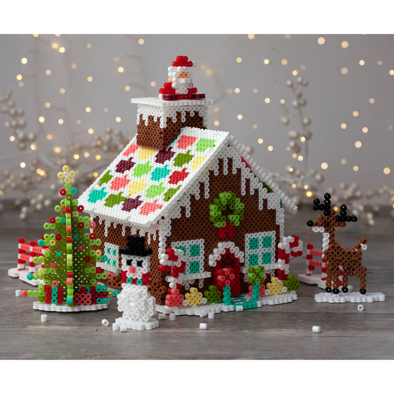 Perler Beads Christmas Gingerbread House
