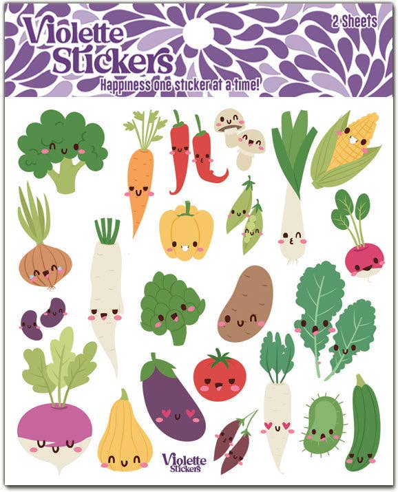 Veggie Party | Stickers K241 | Violette Stickers