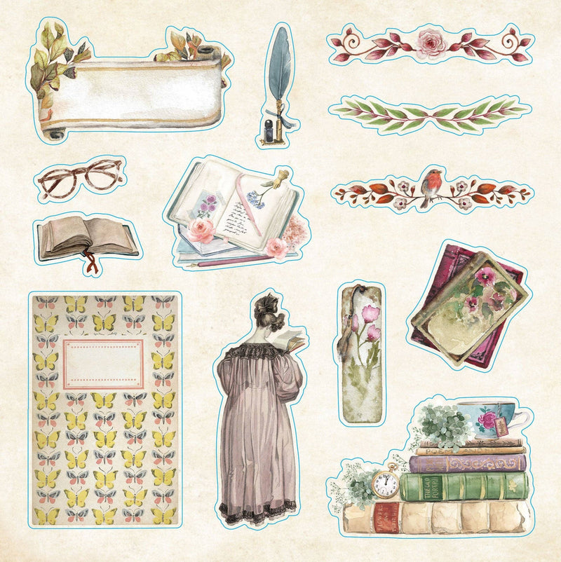 Bibliophilia Ephemera | Sticker Book  | Peter Pauper Press