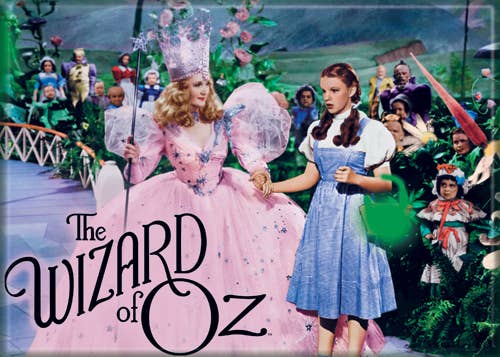 Ata-Boy - Wizard of Oz DOROTHY,GLINDA&MUNCHKINS Magnet 2.5" x 3.5"