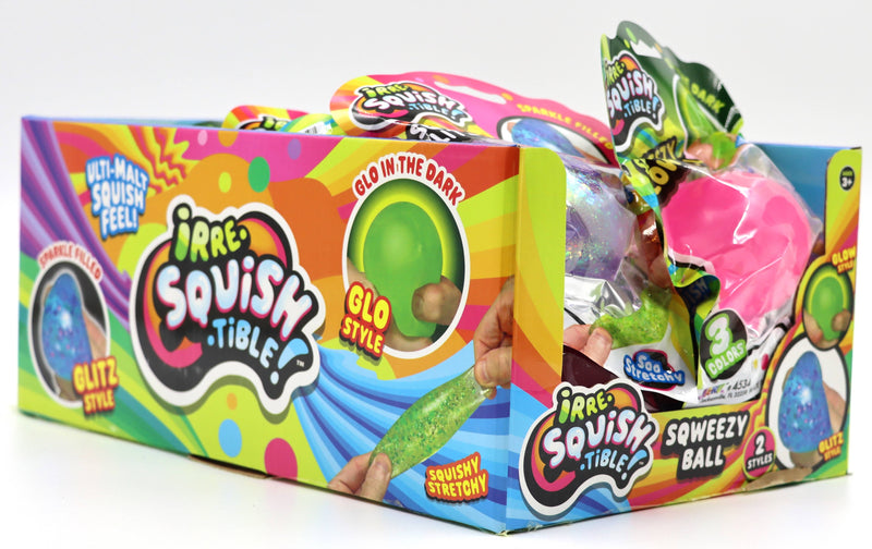 Irre-SQUISH-tible Sqweezy Glitz Ball