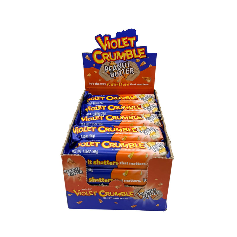 Violet Crumble Peanut Butter Bar