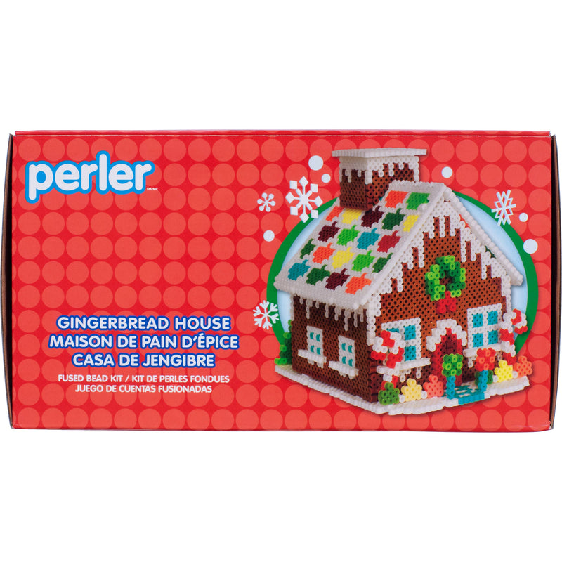 Perler Beads Christmas Gingerbread House