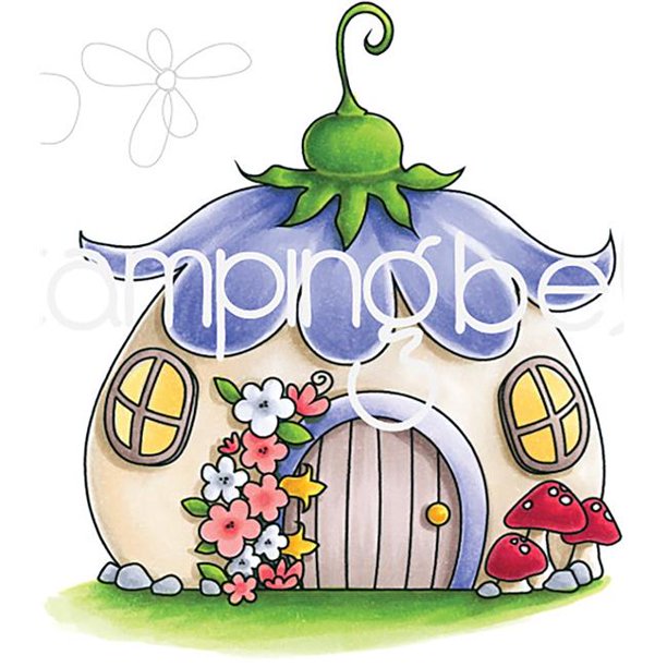 Stamping Bella Cling Stamps Little Bits Fairy House