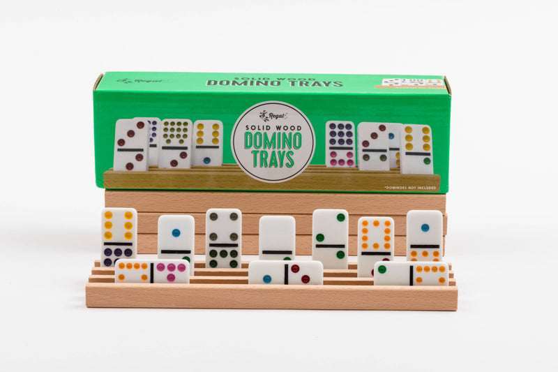 Wooden Domino Trays
