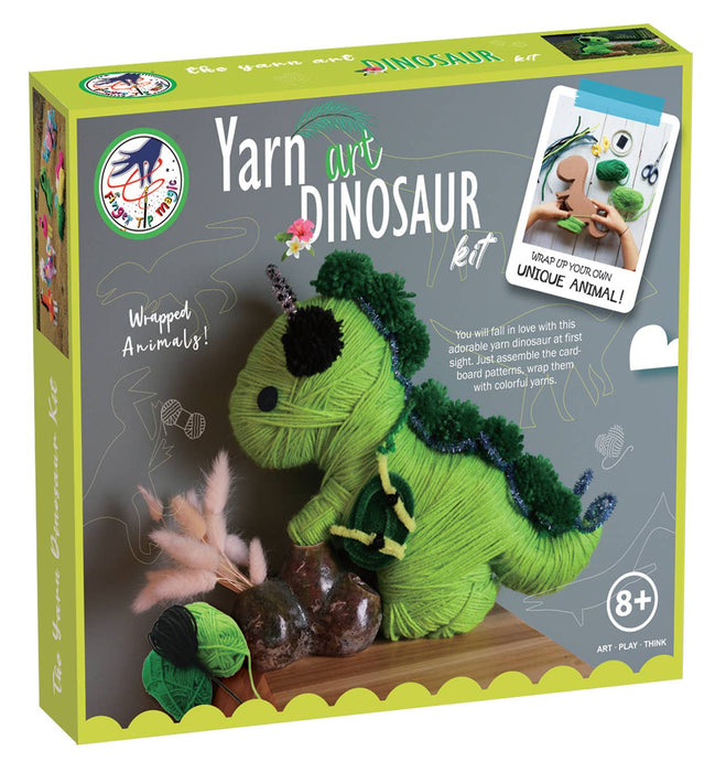 DIY Yarn Animal Art Kit- Dinosaur