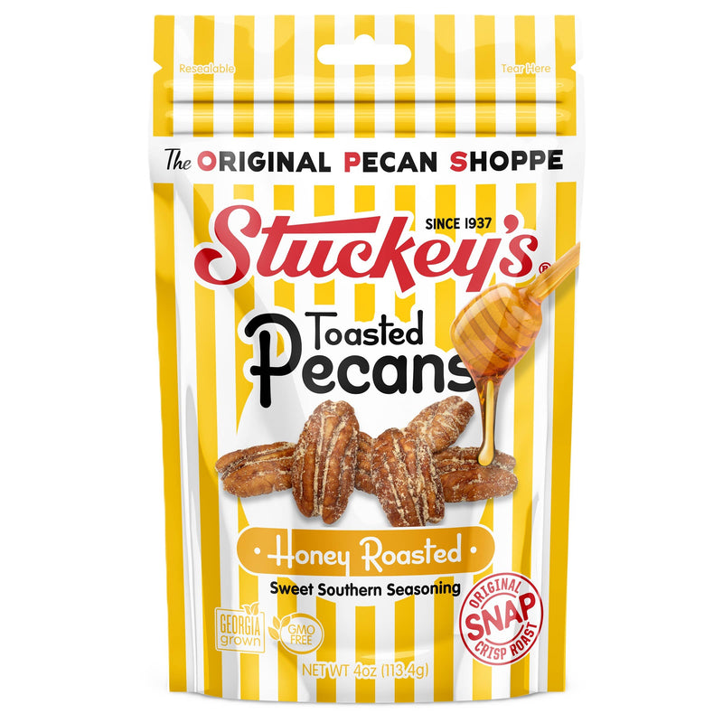 Stuckey's Toasted Pecans - Honey Roasted, 4oz bag