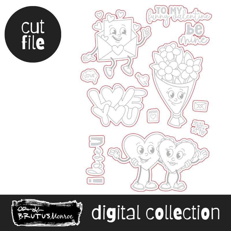 Funny Valentine | Digital Cut File