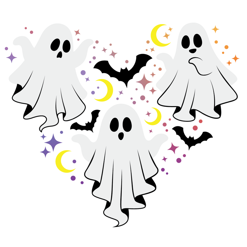 Ghost Heart |  Mixed Media Layering Stencil