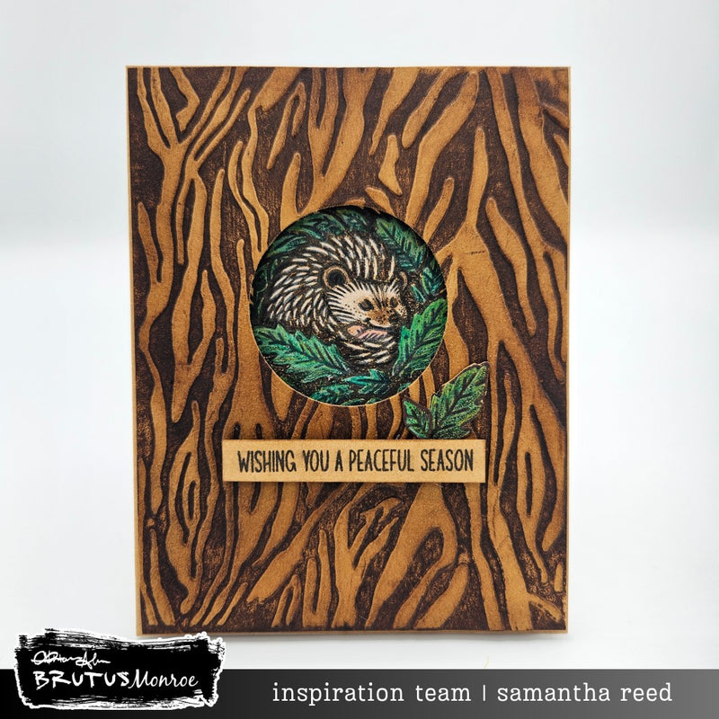 Peaceful Hedge | 3x3 Stamp Set