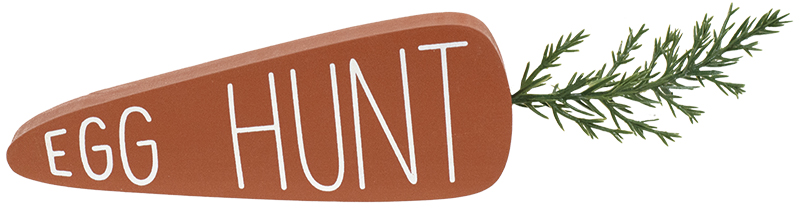 Chunky Carrot Sitter - Decor