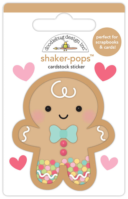 Doodlebug Design | Gingerbread Kisses Collection | Shaker-Pops - Gingerbread Kisses